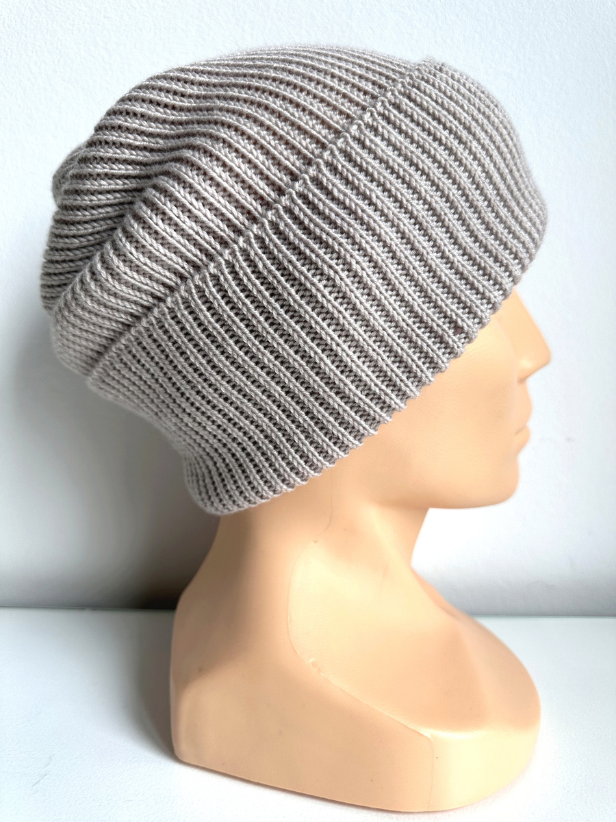 VARELLA – czapka beanie z wełny merino 100% Baby Merino 23 Jasny Beż, jesienno-zimowa, damska/męska/dziecięca