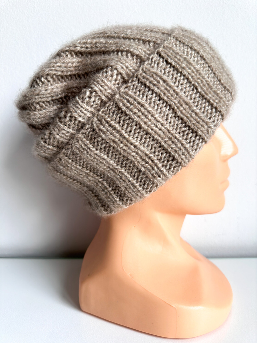 MARLA Turn-Up Beanie 100% Cashmere 670 Pois