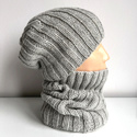 Ręcznie robiony KOMIN HELLI 100% Baby Merino - WYBIERZ KOLOR