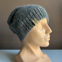 JONA Women's Beanie 100% Alpaca 517 średni szary