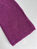 NANA – czapka beanie z wełny baby merino 34 Wrzos, jesienno-zimowa