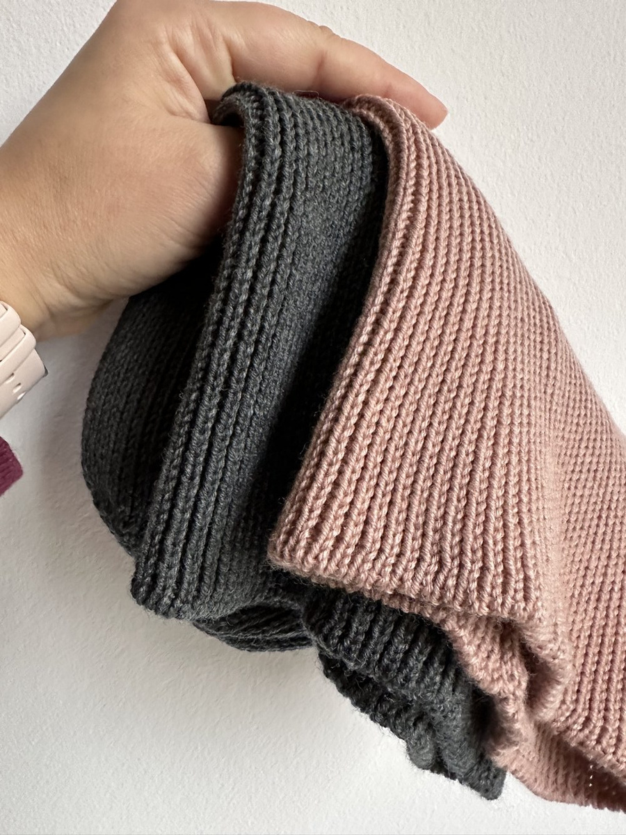 VARELLA – czapka z wełny merino 100% Baby Merino 49 Pustynna Róża, beanie przejściowa