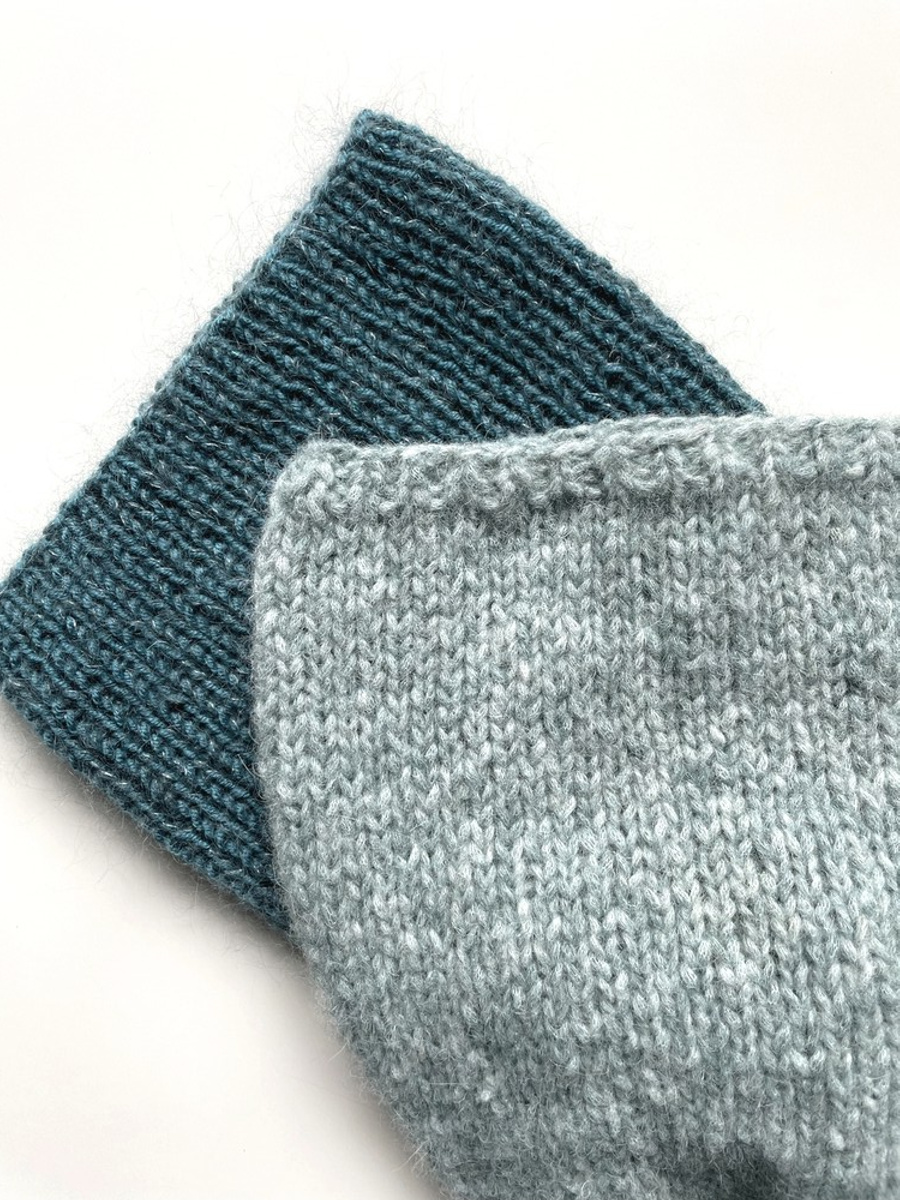 CHMURKA Beanie-Mütze aus Alpaka 30 Zielona Szałwia