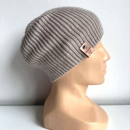 VARELLA – czapka z wełny merino beanie 23 Jasny Beż dziecięca/damska/męska jesienna-wiosenna