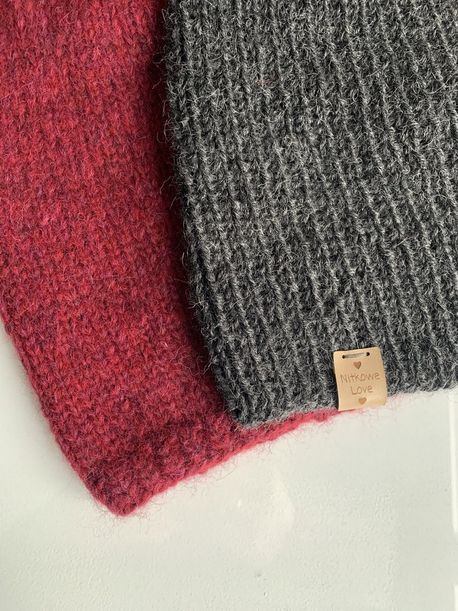 KIARA Alpaca Beanie 100% Alpaca 506 Dark Grey