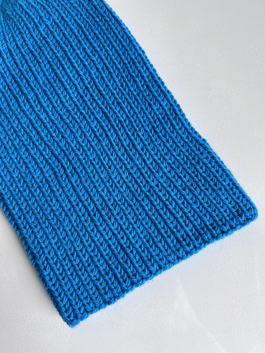 NANA – czapka beanie z wełny 100% baby merino 32 turkusowy