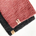 KIARA Alpaca Beanie 100% 9024 ciemny blush