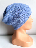 CHMURKA Alpaca Beanie 36 Light Blue