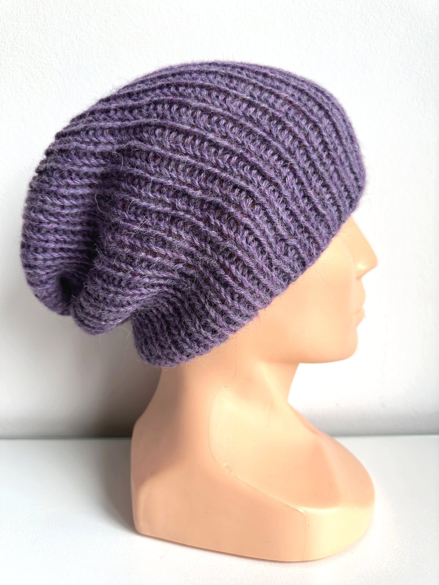 KIARA Alpaca Beanie for Women 100% Alpaca 4434 Ametyst
