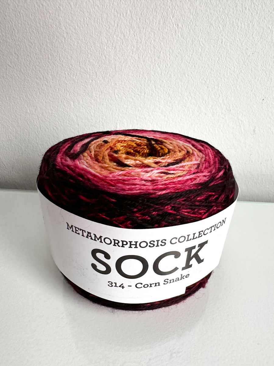 Ręcznie farbowana włóczka Malabrigo SOCK METAMORPHOSIS SW314 Corn Snake