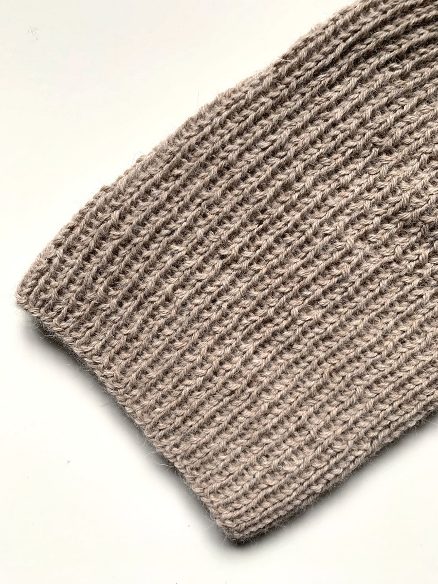 KIARA – czapka z alpaki 100% damska beanie 2020 Jasny Nugat