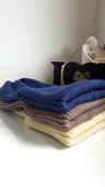 VARELLA – czapka z wełny merino baby merino 30 niebieska zimowa