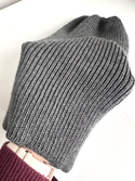VARELLA Mütze aus Merinowolle 100% Baby-Merinowolle 20 Dunkelgrau Beanie