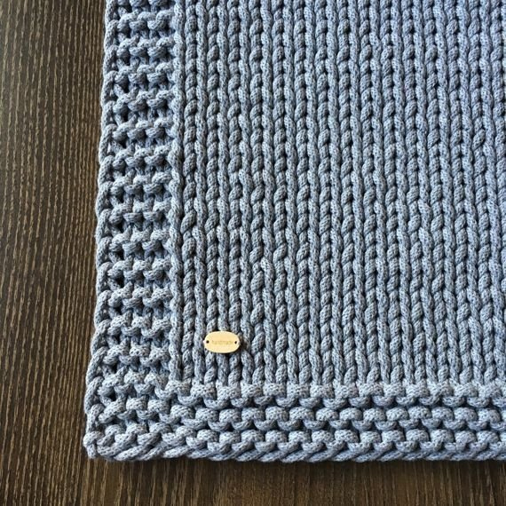 Ręcznie robiony Bieżnik ze sznurka bawełnianego, podkładka, dywanik MARIA