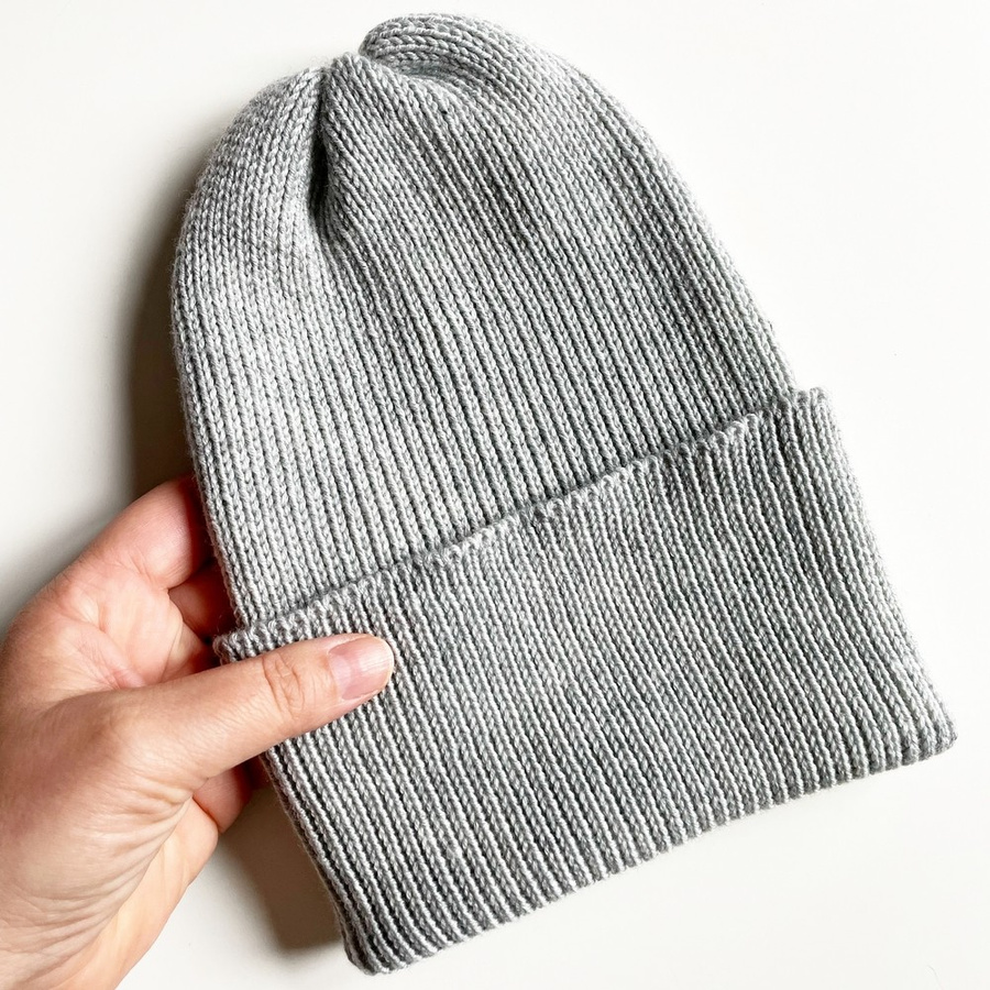 VARELLA Beanie 100% Baby Merino Wool 22 Light Grey Winter