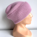 HELEN Turn-Up Beanie 100% Alpaca 3140 Light Pink