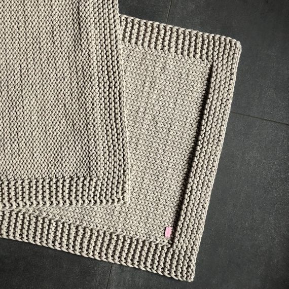 Ręcznie robiony Dywan ze sznurka bawełnianego MARIA