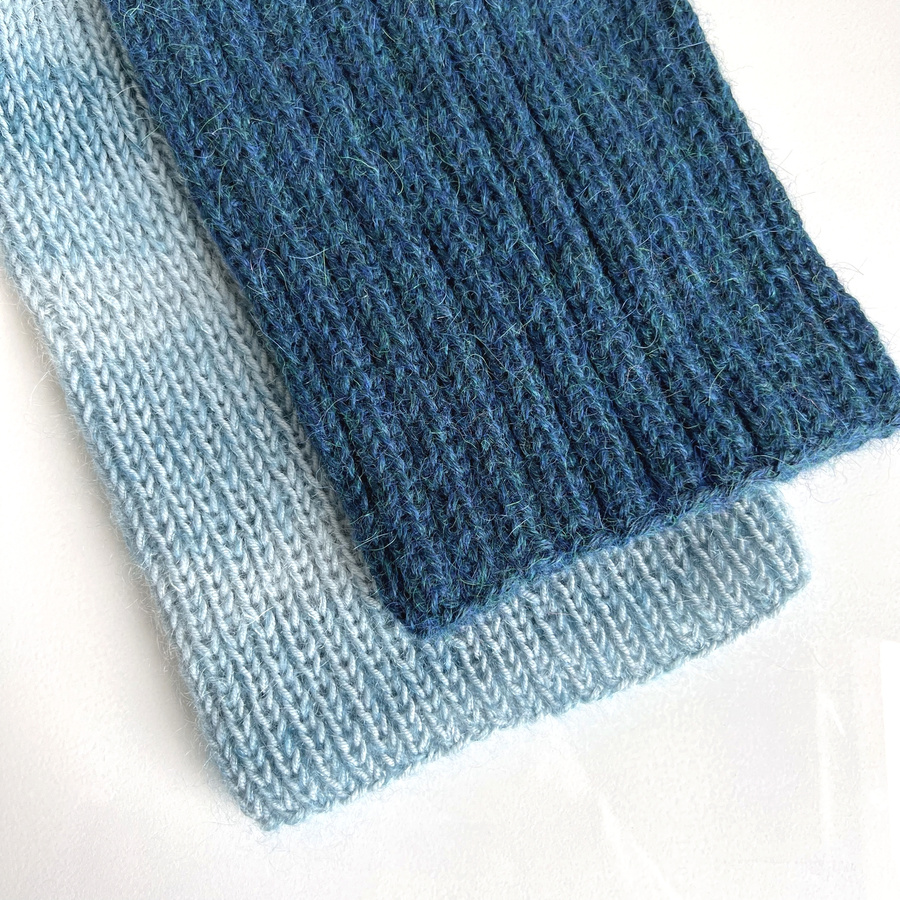 LAURIN – czapka z 100% alpaki beanie 7240 niebieski petrol