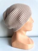 VARELLA – czapka z wełny merino beanie 100% Baby Merino 59 Pszeniczny, cienka przejściowa