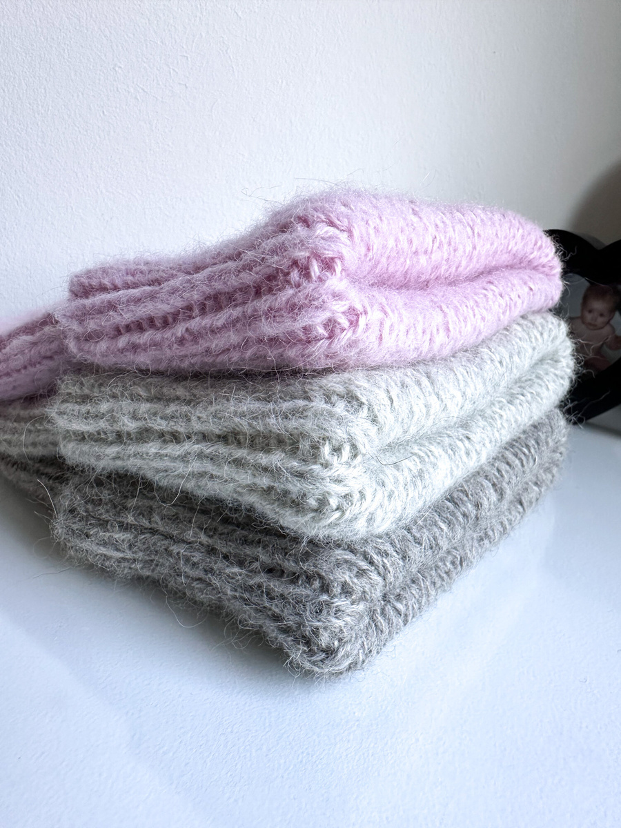 MORGANA – czapka damska zimowa alpaka + jedwab 501/02 Jasny Szary