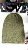 CHMURKA Handmade Alpaca Beanie 46 Dark Olive