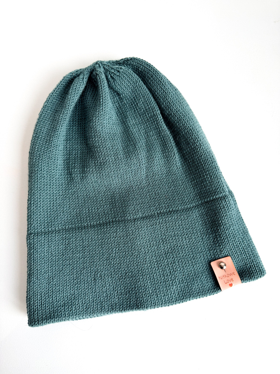 Beanie aus 100% Baby Merino – 66 „Nebliger Wald“