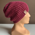 KIARA Beanie 100% Alpaca 3770 ciemna fuksja