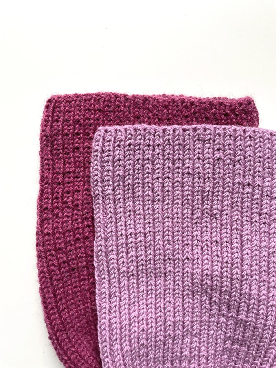 NANA – czapka beanie z wełny baby merino 27 Stary Róż