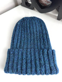 LAURIN Women's Alpaca Beanie 100% 7240 Petrol Blue