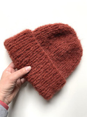 WATA CUKROWA Women's Alpaca Beanie 19 Brick