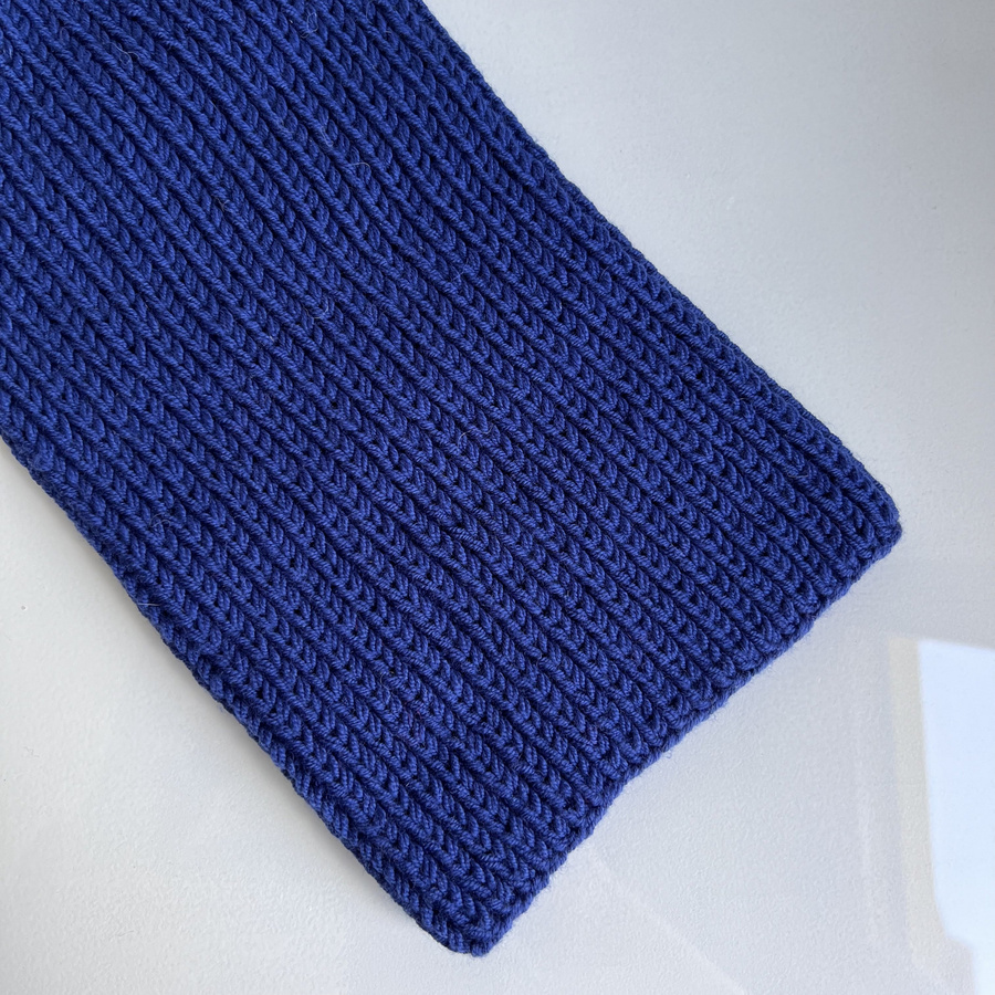 NANA – czapka beanie wełniana merino 100% Baby Merino 30 Niebieski
