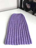 HELLI – czapka zimowa merino damska 14 Fioletowy