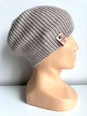 VARELLA – czapka z wełny merino beanie 23 Jasny Beż dziecięca/damska/męska jesienna-wiosenna