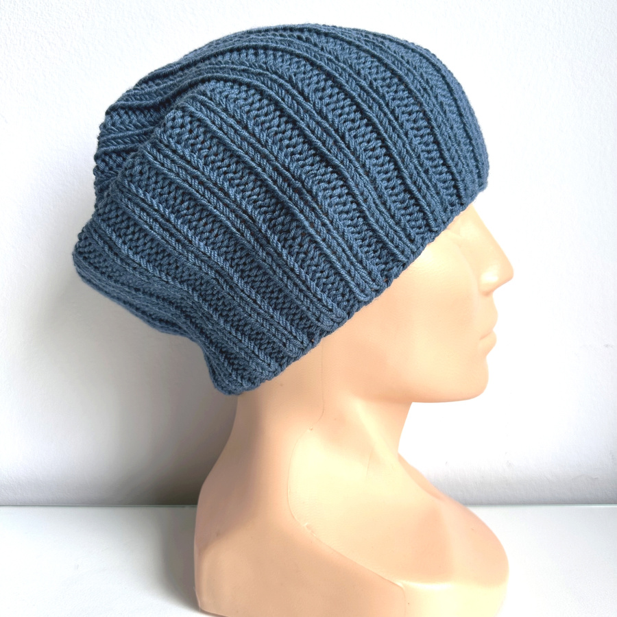 HELLI – czapka zimowa merino damska 100% Baby Merino 42 Petrol
