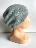 CHMURKA Beanie-Mütze aus Alpaka 30 Zielona Szałwia