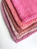 CHMURKA Beanie-Mütze aus Alpaka 50 Pfirsichrosa