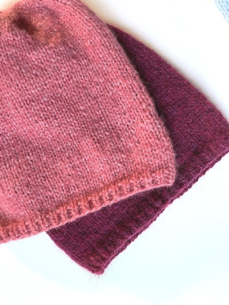 CHMURKA Alpaca Beanie 23 Coral