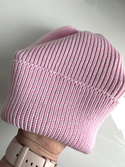 VARELLA – czapka merino beanie wywijana 05 Jasny Róż 100% Baby Merino