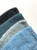 CHMURKA Beanie-Mütze aus Alpaka 21 Meeresblau