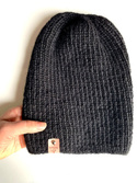 KIARA Women's Alpaca Beanie 100% Alpaca 8903 Black