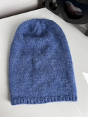 CHMURKA Beanie-Mütze aus Alpaka 16 Blau