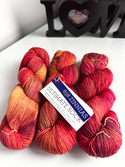 Ręcznie farbowana włóczka Malabrigo ULTIMATE SOCK merynos z nylonem US658 Zinnias N