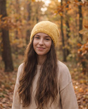 CHMURKA Beanie-Mütze aus Alpaka handgemacht 40 lemoniada