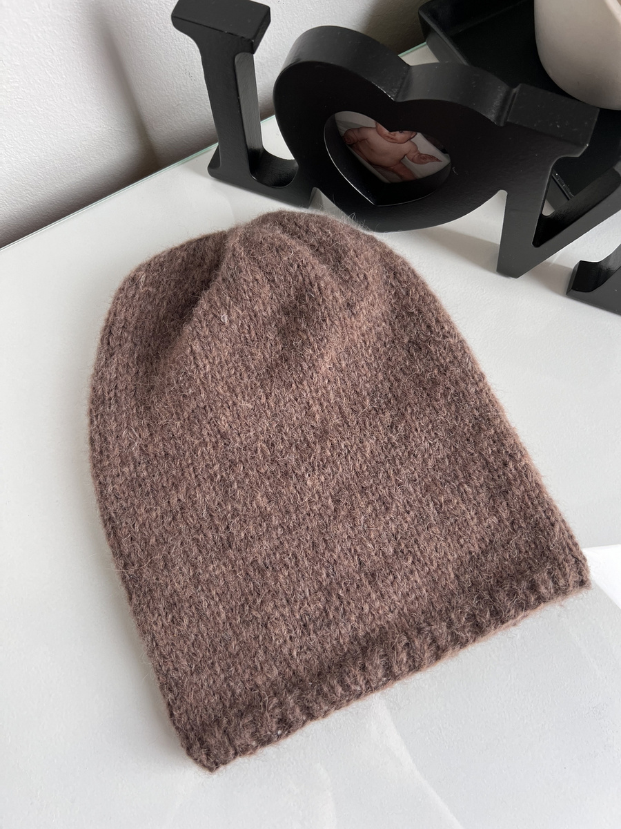 CHMURKA Women's Alpaca Beanie 05 Brown