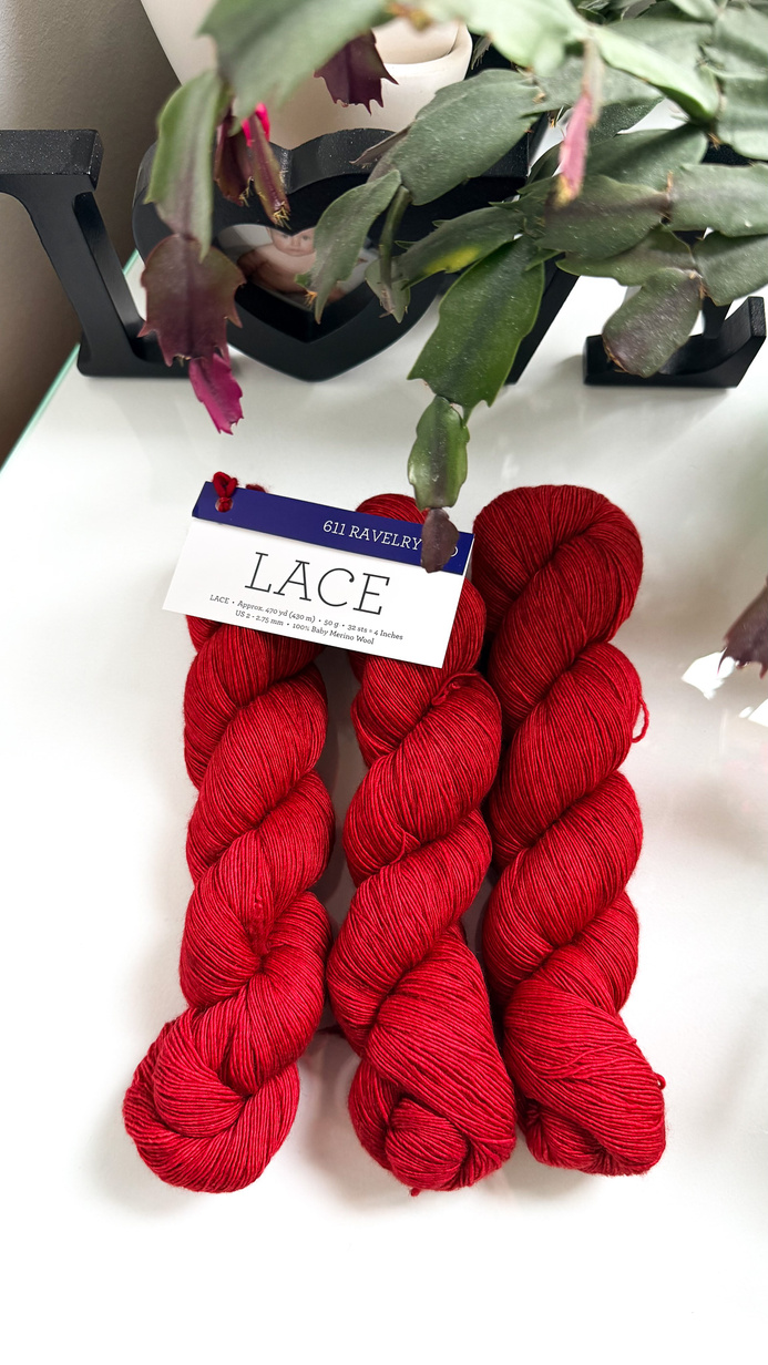 Wełna merynosów Malabrigo LACE LMBB611 RAVELRY RED