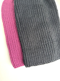 NANA – czapka beanie z wełny baby merino 34 Wrzos, jesienno-zimowa