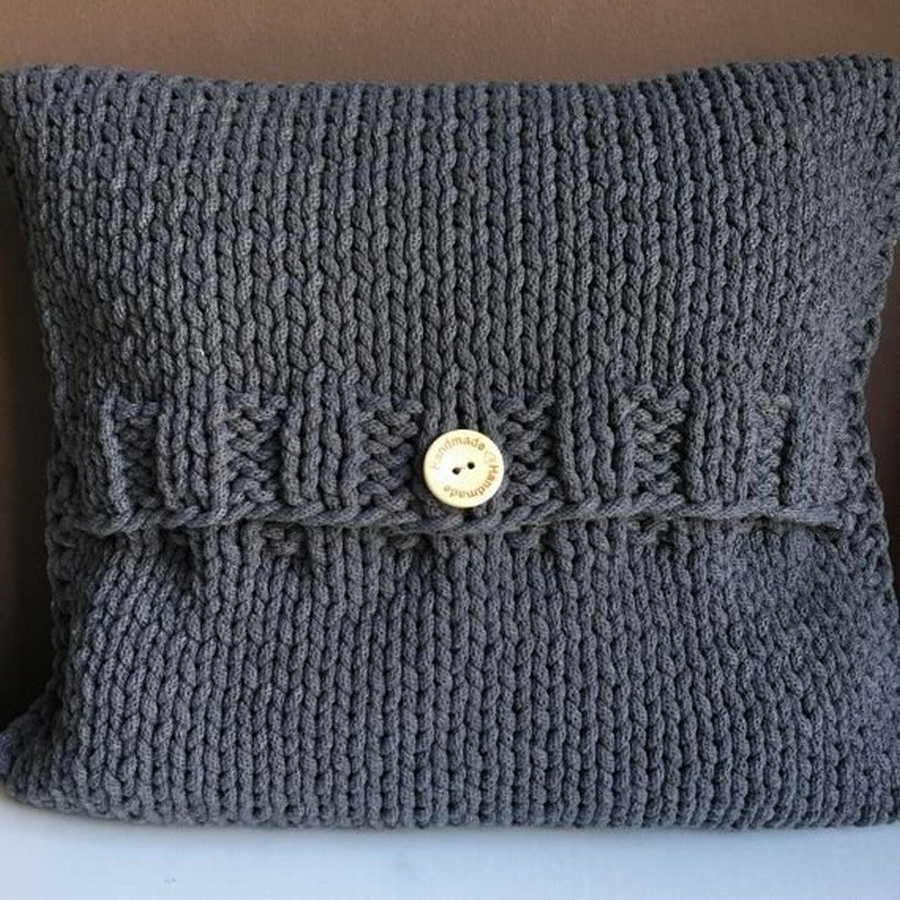 Poduszka ze sznurka bawełnianego MARYSIA 50x50