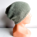 CHMURKA Handmade Alpaca Beanie 56 mięta pieprzowa