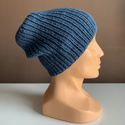 NANA – czapka beanie z wełny baby merino 42 Petrol