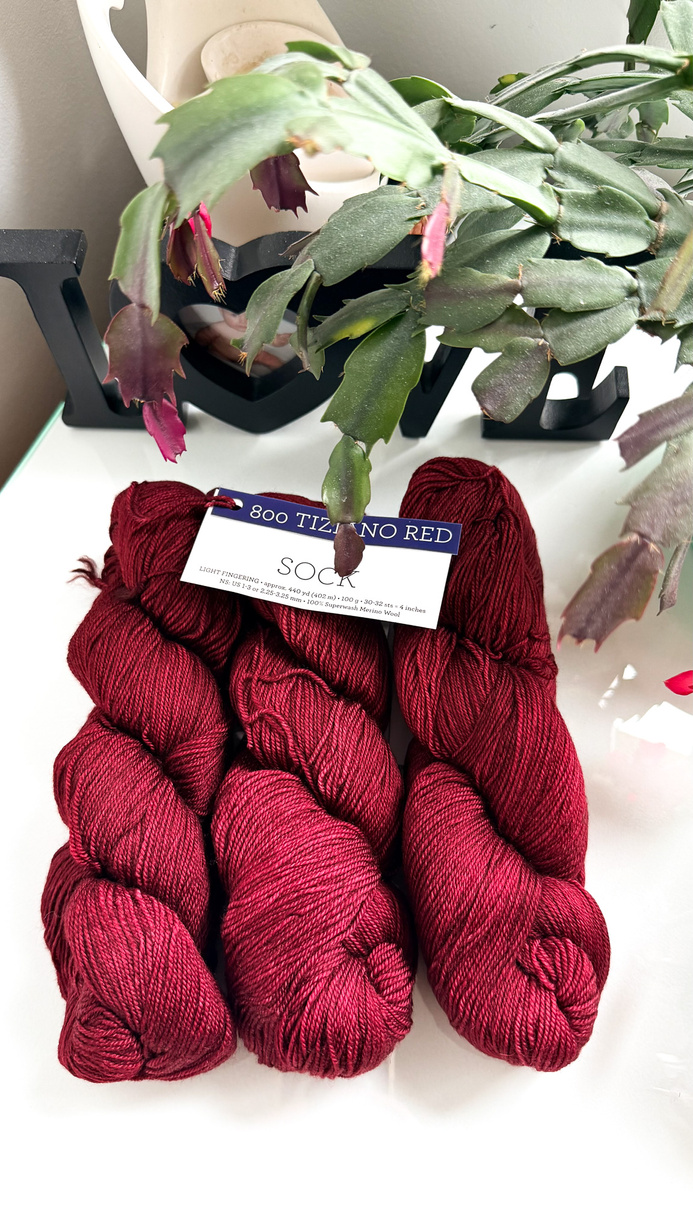 Włóczka skarpetkowa Malabrigo SOCK SW800 TIZIANO RED